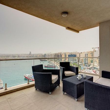 Contemporary, Luxury Apartment With Valletta And Harbour Views Sliema Luaran gambar