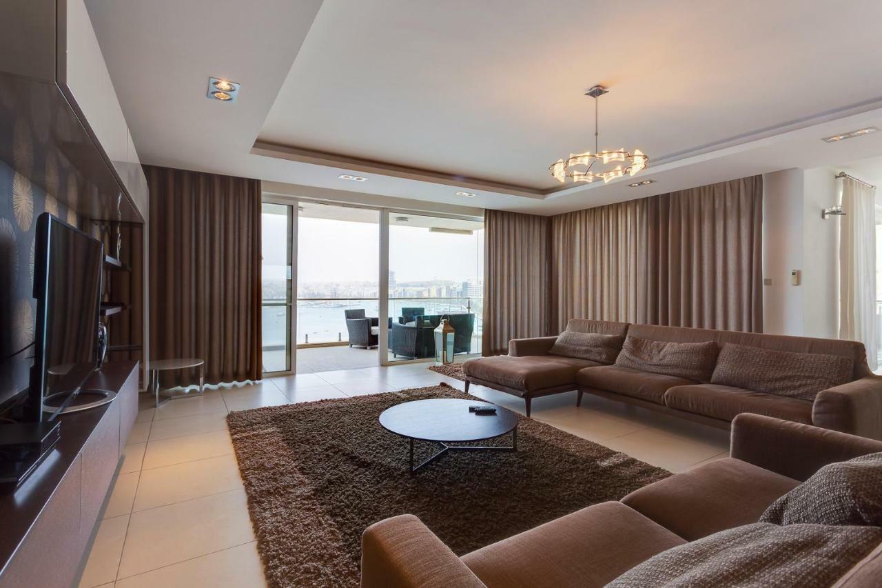 Contemporary, Luxury Apartment With Valletta And Harbour Views Sliema Luaran gambar
