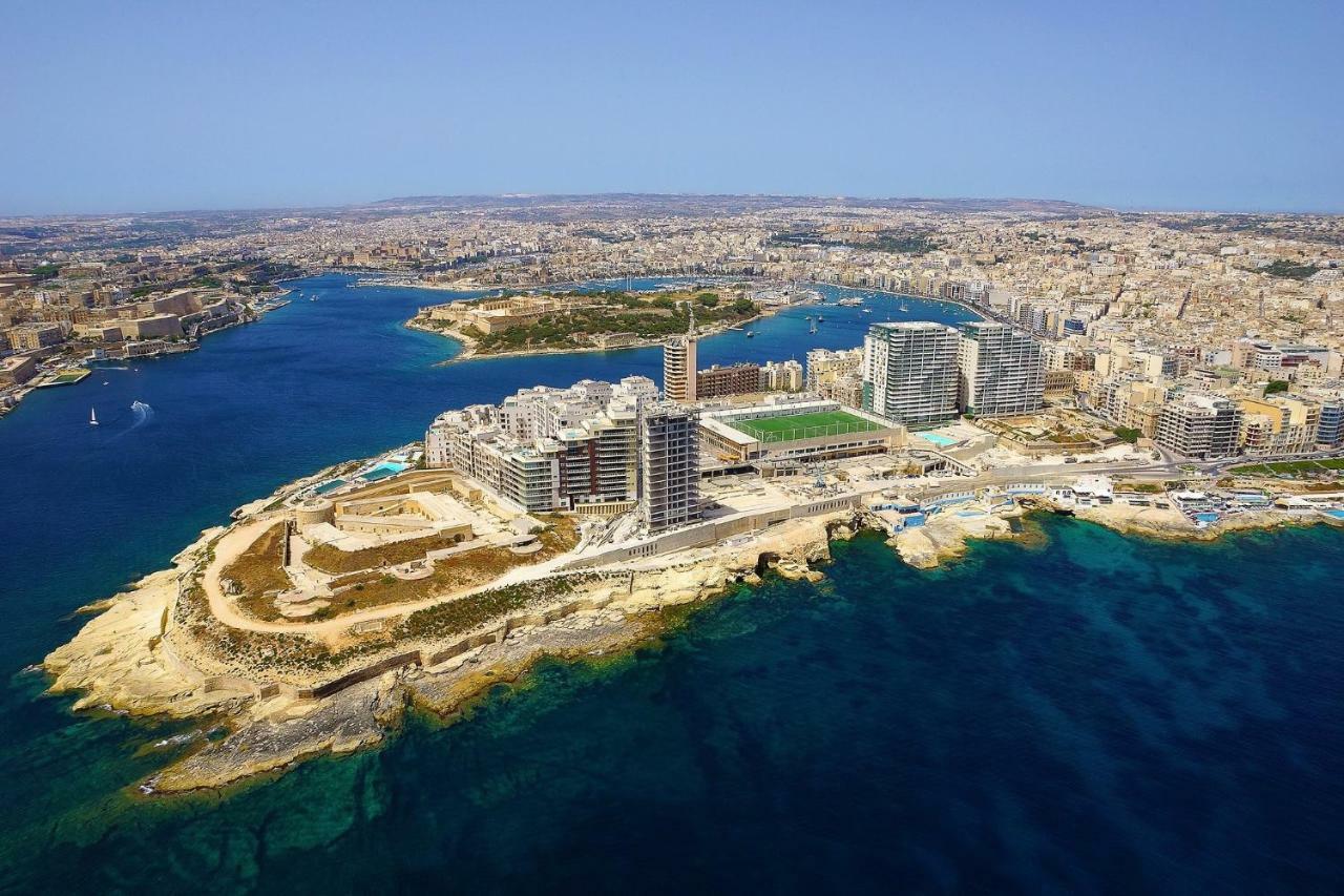 Contemporary, Luxury Apartment With Valletta And Harbour Views Sliema Luaran gambar