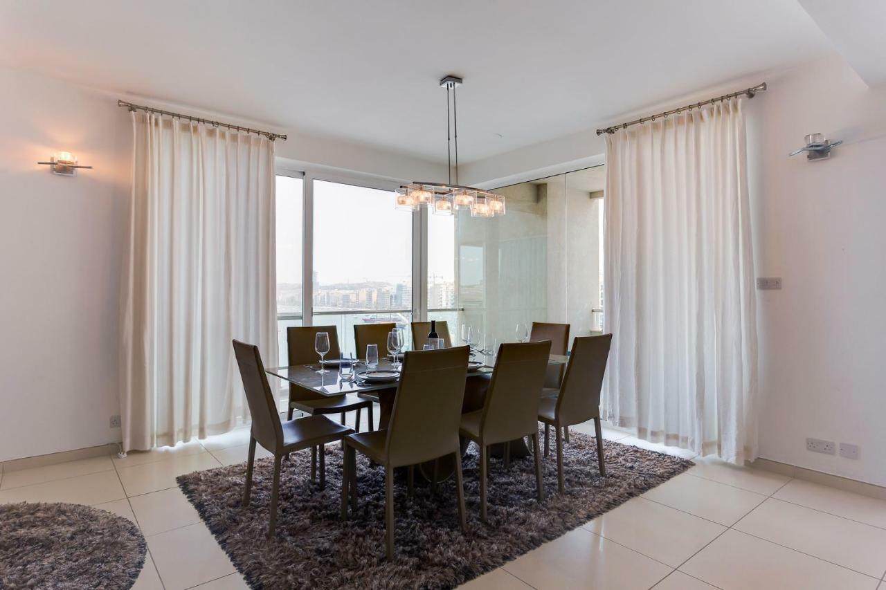 Contemporary, Luxury Apartment With Valletta And Harbour Views Sliema Luaran gambar