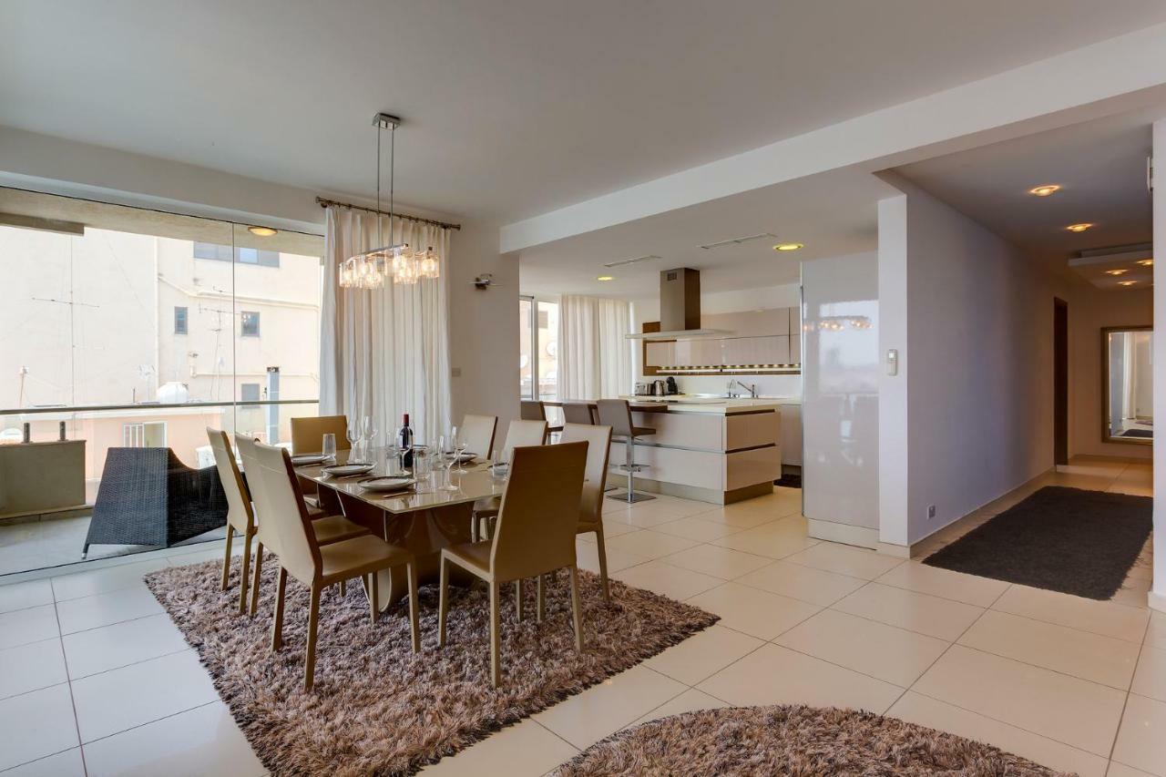 Contemporary, Luxury Apartment With Valletta And Harbour Views Sliema Luaran gambar